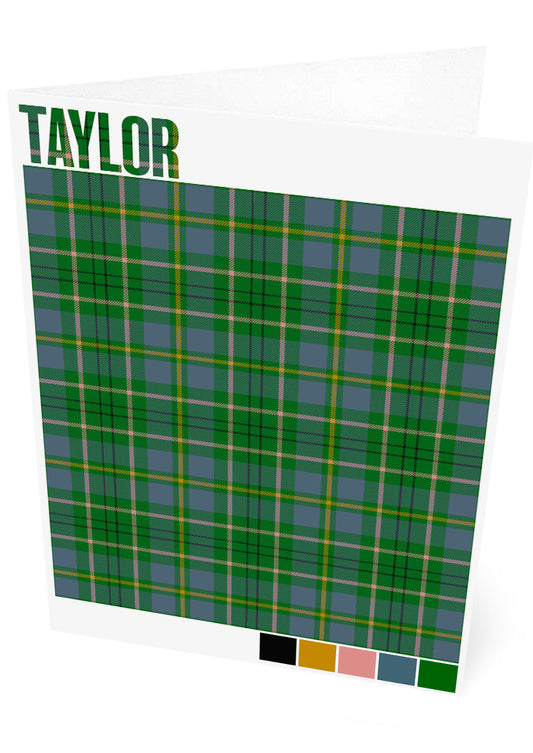 Taylor Modern tartan – set of two cards