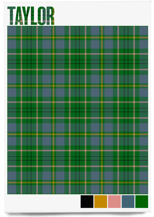 Taylor Modern tartan – magnet