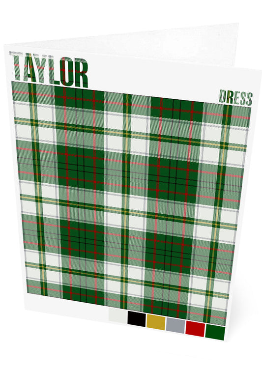 Taylor Dress Modern tartan – set of two cards