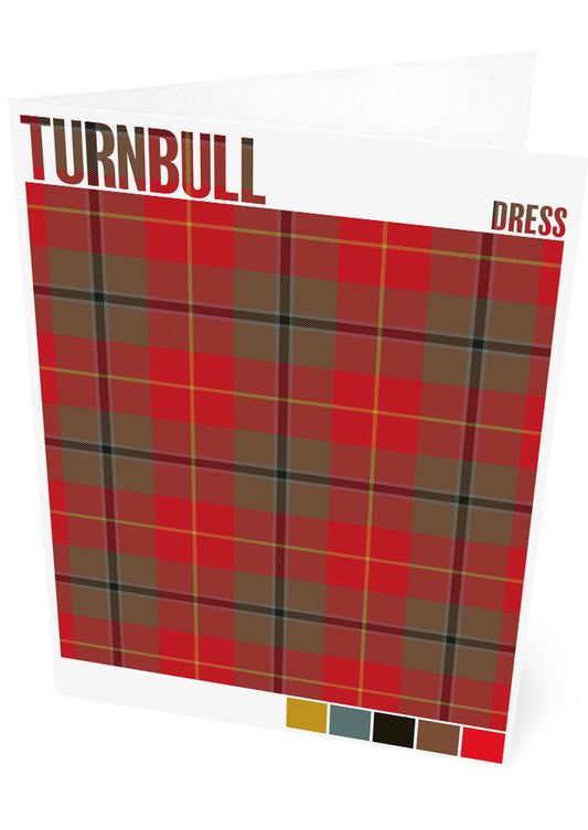 Turnbull Dress Weathered tartan – set of two cards