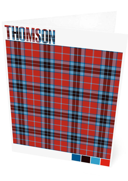 Thomson Modern tartan – set of two cards