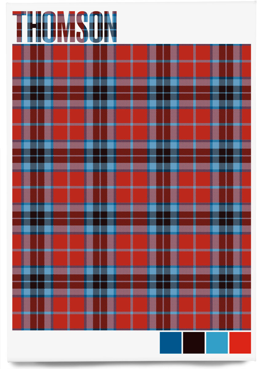 Thomson Modern tartan – magnet