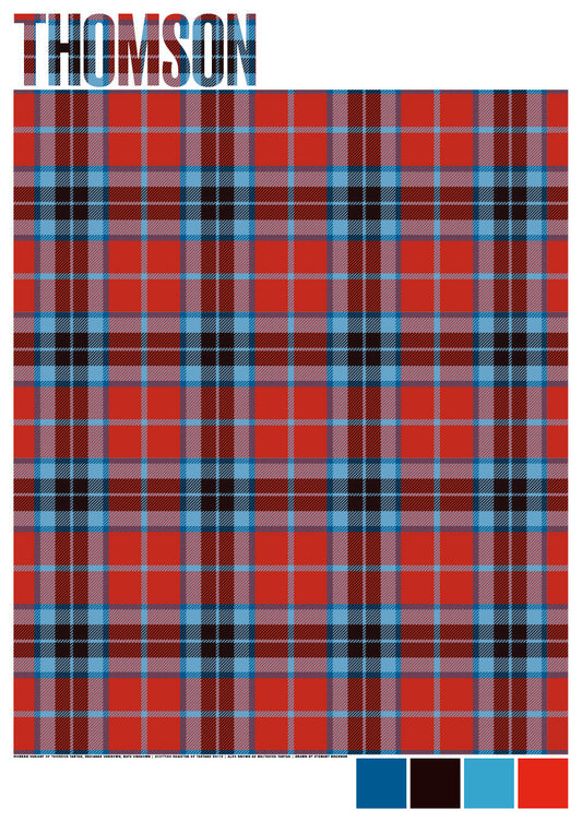 Thomson Modern tartan – giclée print