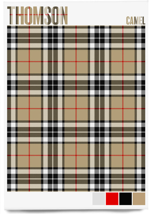 Thomson Camel Modern tartan – magnet