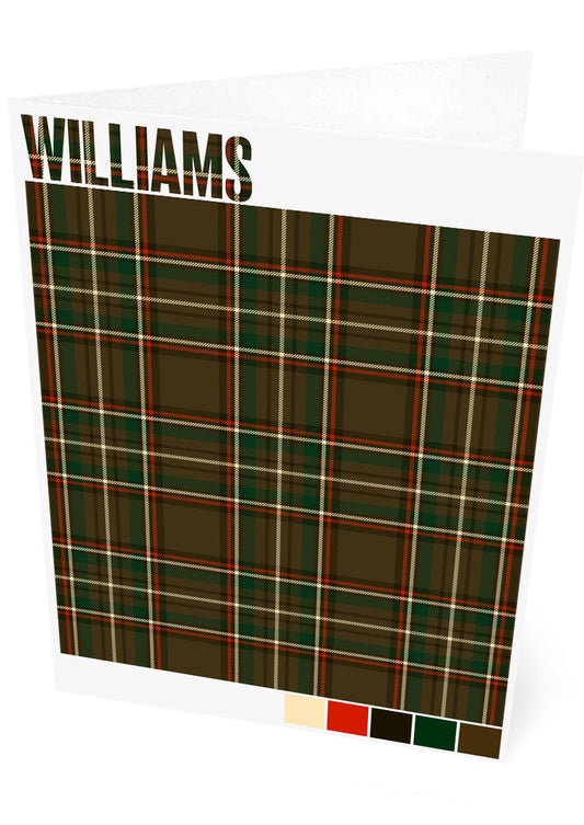 Williams Modern tartan – set of two cards