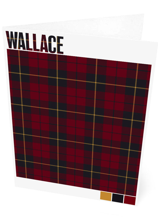 Wallace Muted tartan – set of two cards