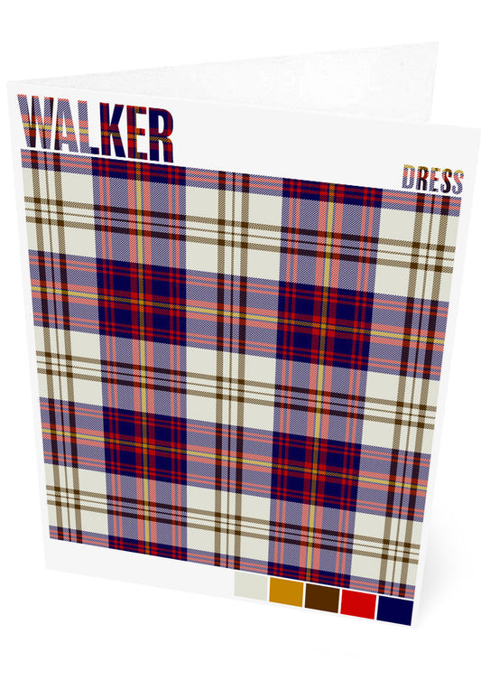 Walker Dress Modern tartan – set of two cards