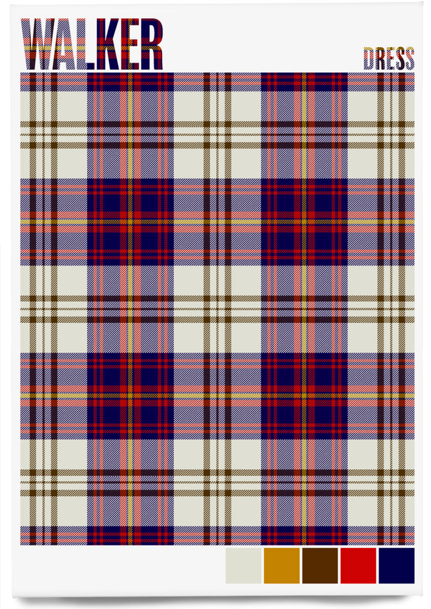 Walker Dress Modern tartan – magnet