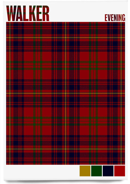 Walker Evening Modern tartan – magnet