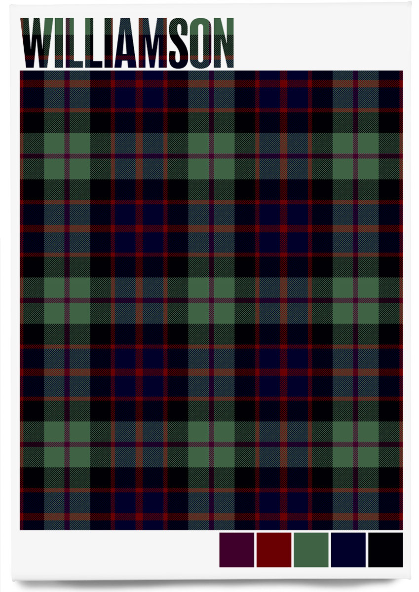 Williamson Modern tartan – magnet