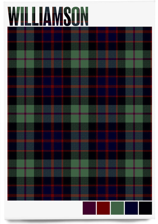 Williamson Modern tartan – magnet