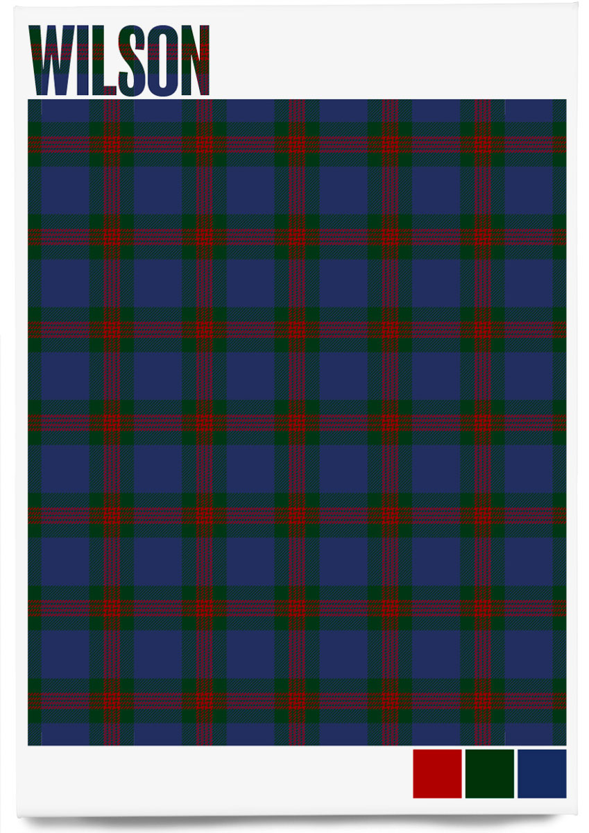 Wilson Modern tartan – magnet