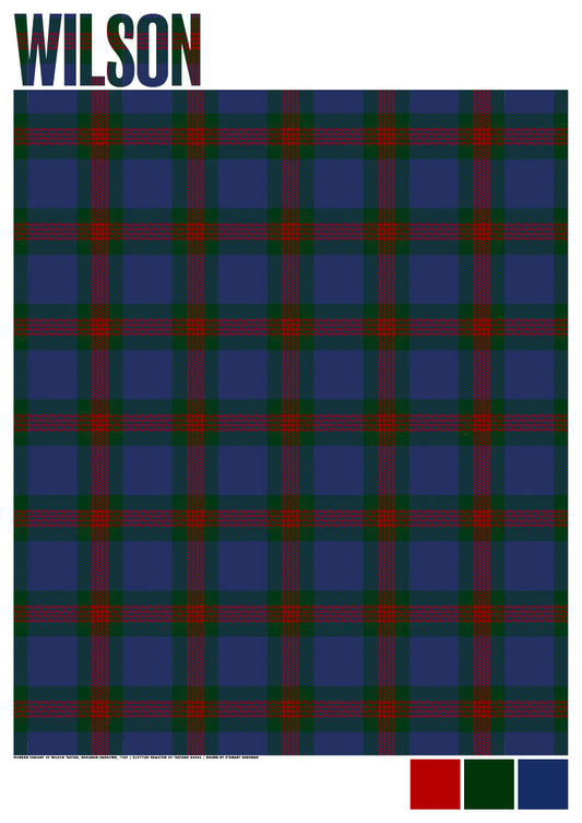 Wilson Modern tartan – giclée print