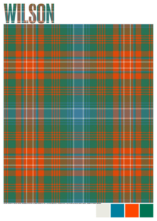 Wilson Ancient tartan – poster