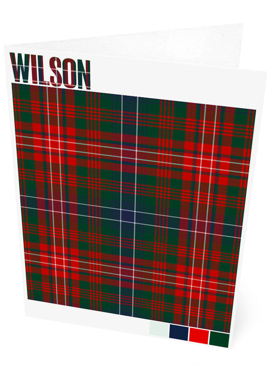 Wilson Modern tartan – set of two cards