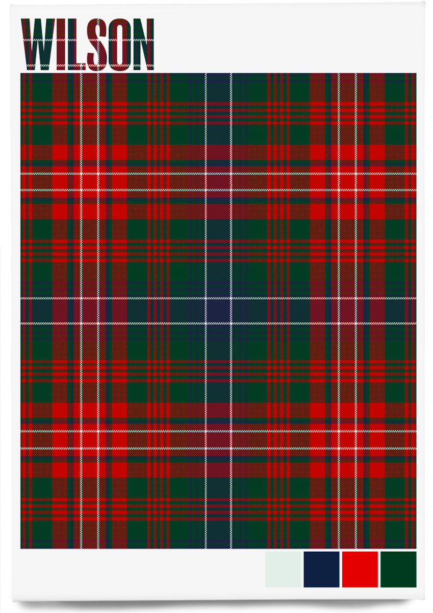 Wilson Modern tartan – magnet