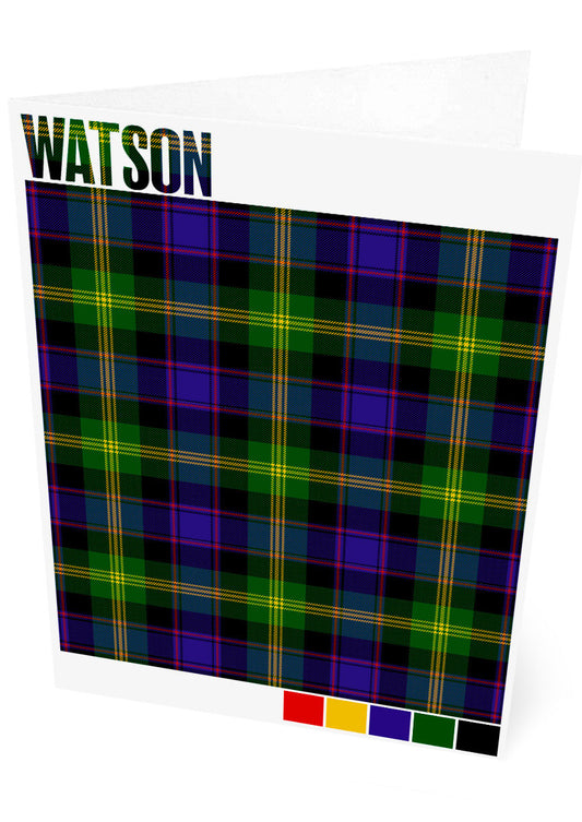 Watson Modern tartan – set of two cards