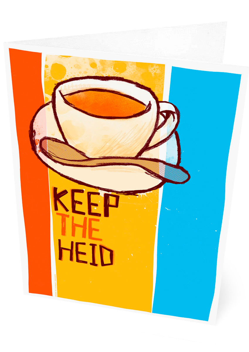 Keep the heid (yellow) – set of two cards