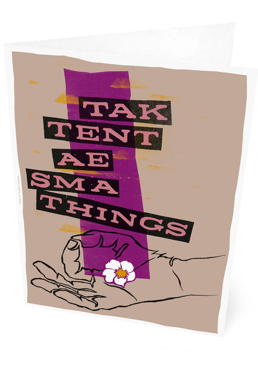 Tak tent o sma things (grey) – set of two cards