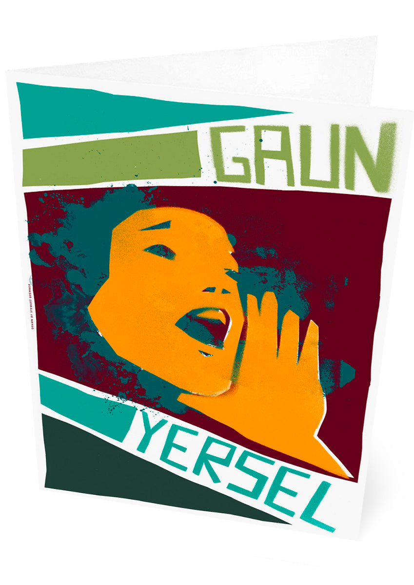Gaun yersel (green) – set of two cards