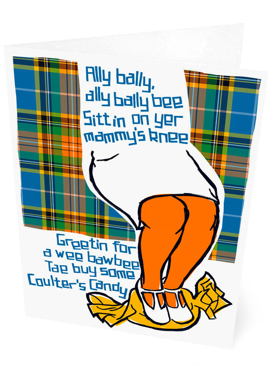 Ally bally bee (oan tartan) – set of two cards