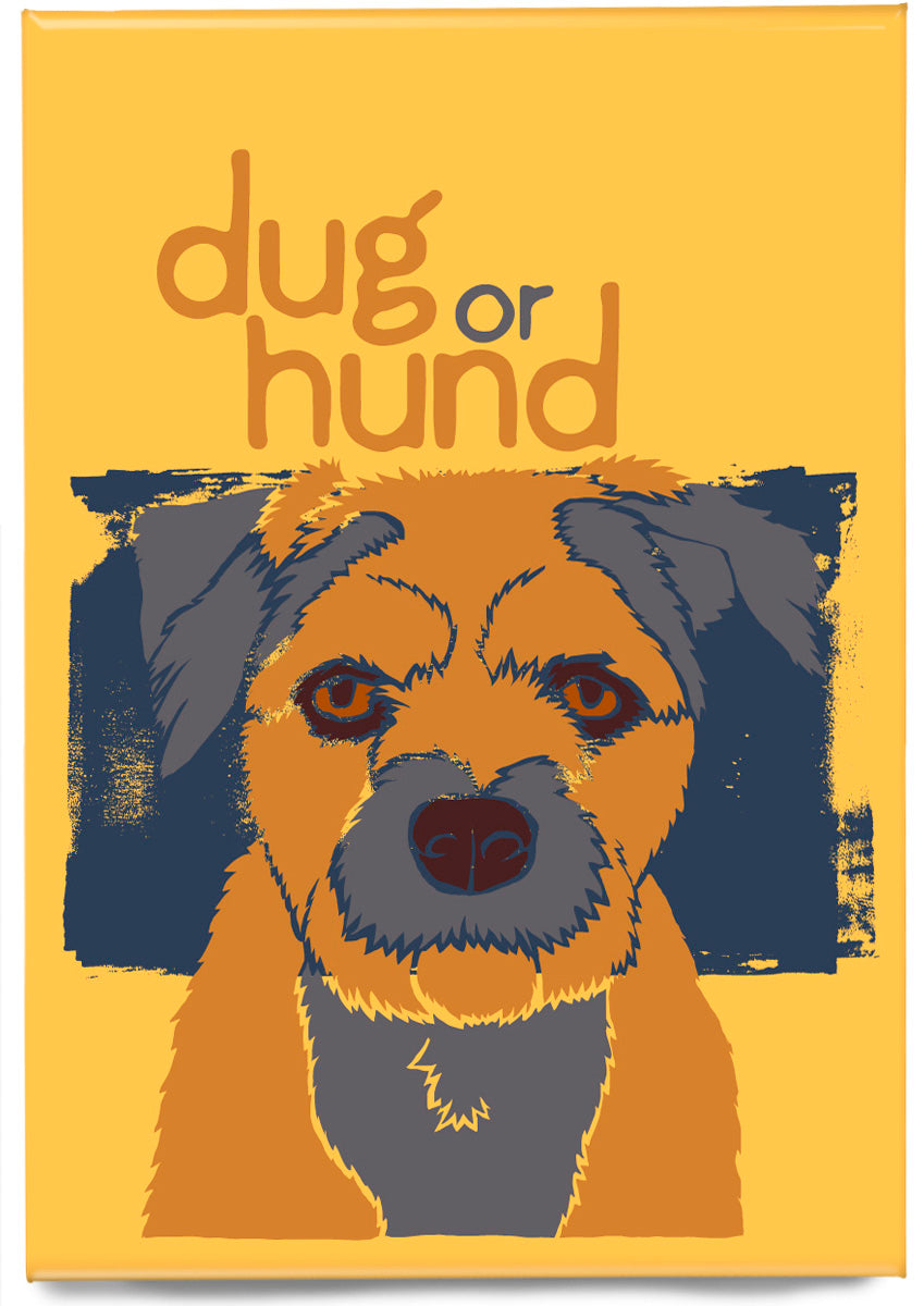 Dug or hund (yellow) – magnet