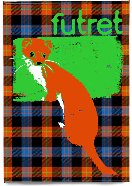 Futret oan tartan – magnet