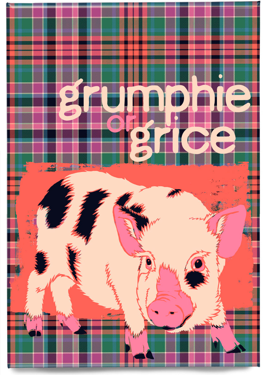 Grumphie or grice oan tartan – magnet