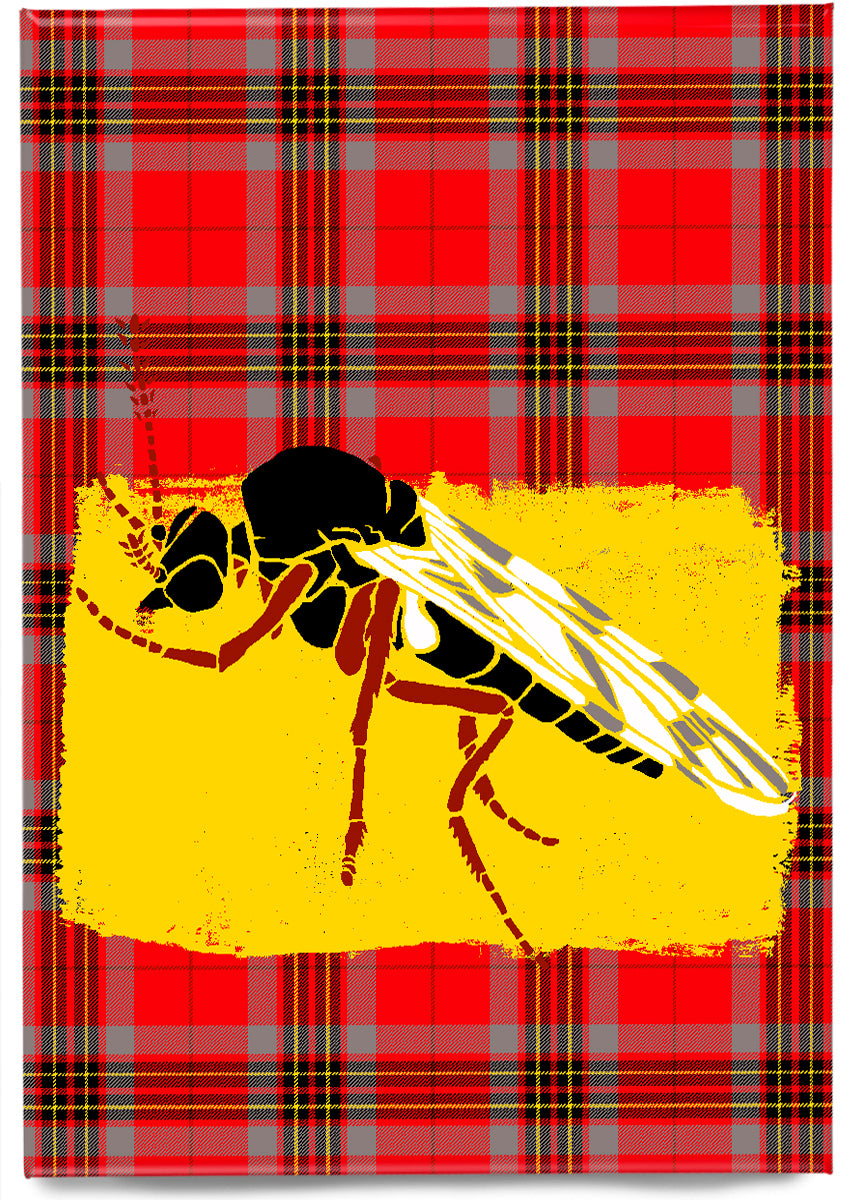 Midgie oan tartan (red) – magnet