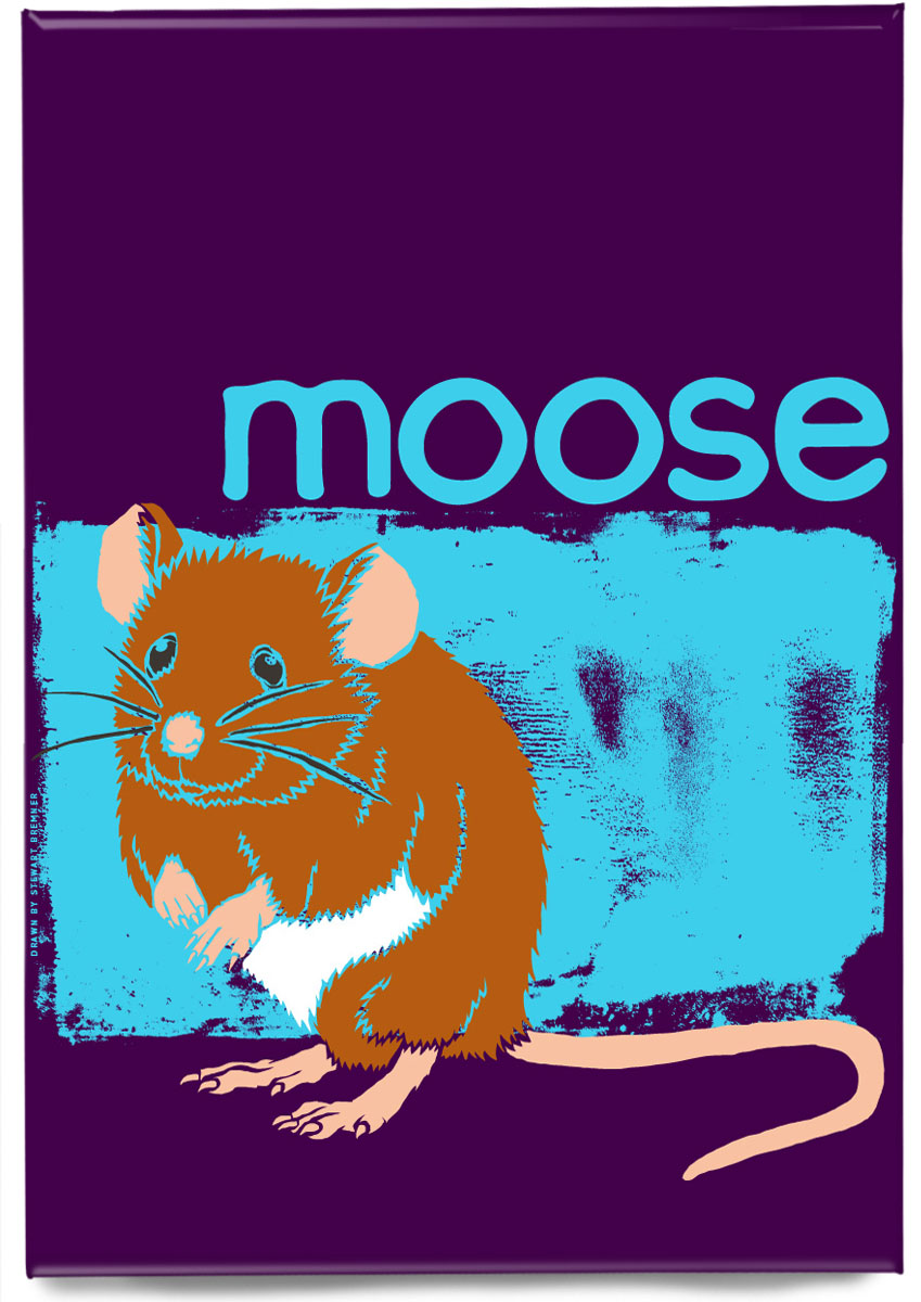 Moose (blue) – magnet