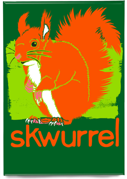 Skwurrel (green) – magnet