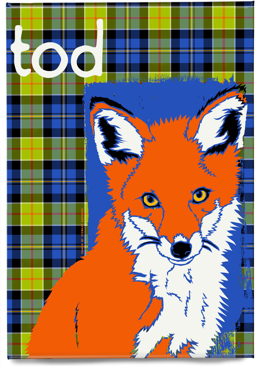 Tod oan tartan (green) – magnet