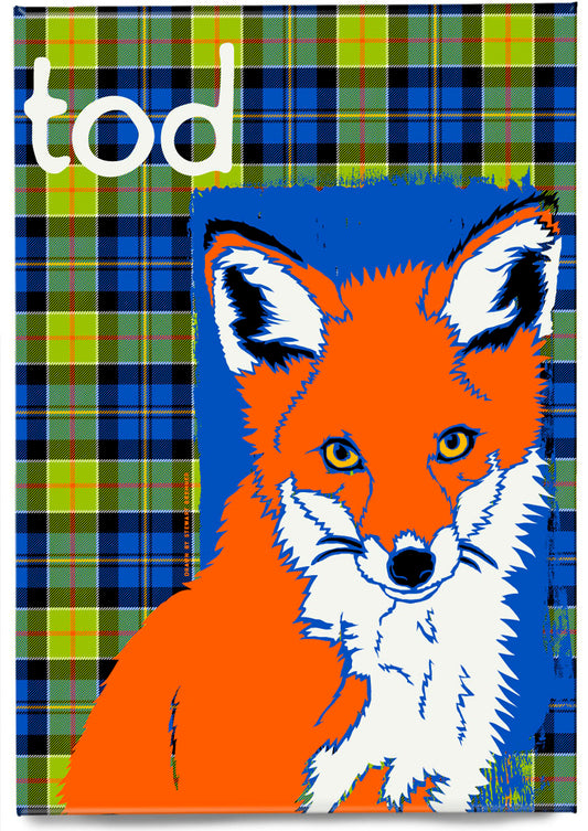 Tod oan tartan (green) – magnet