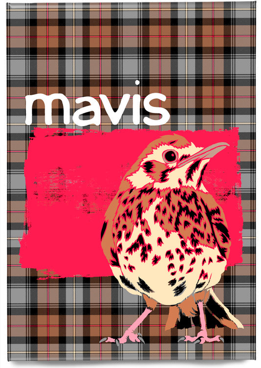 Mavis oan tartan – magnet