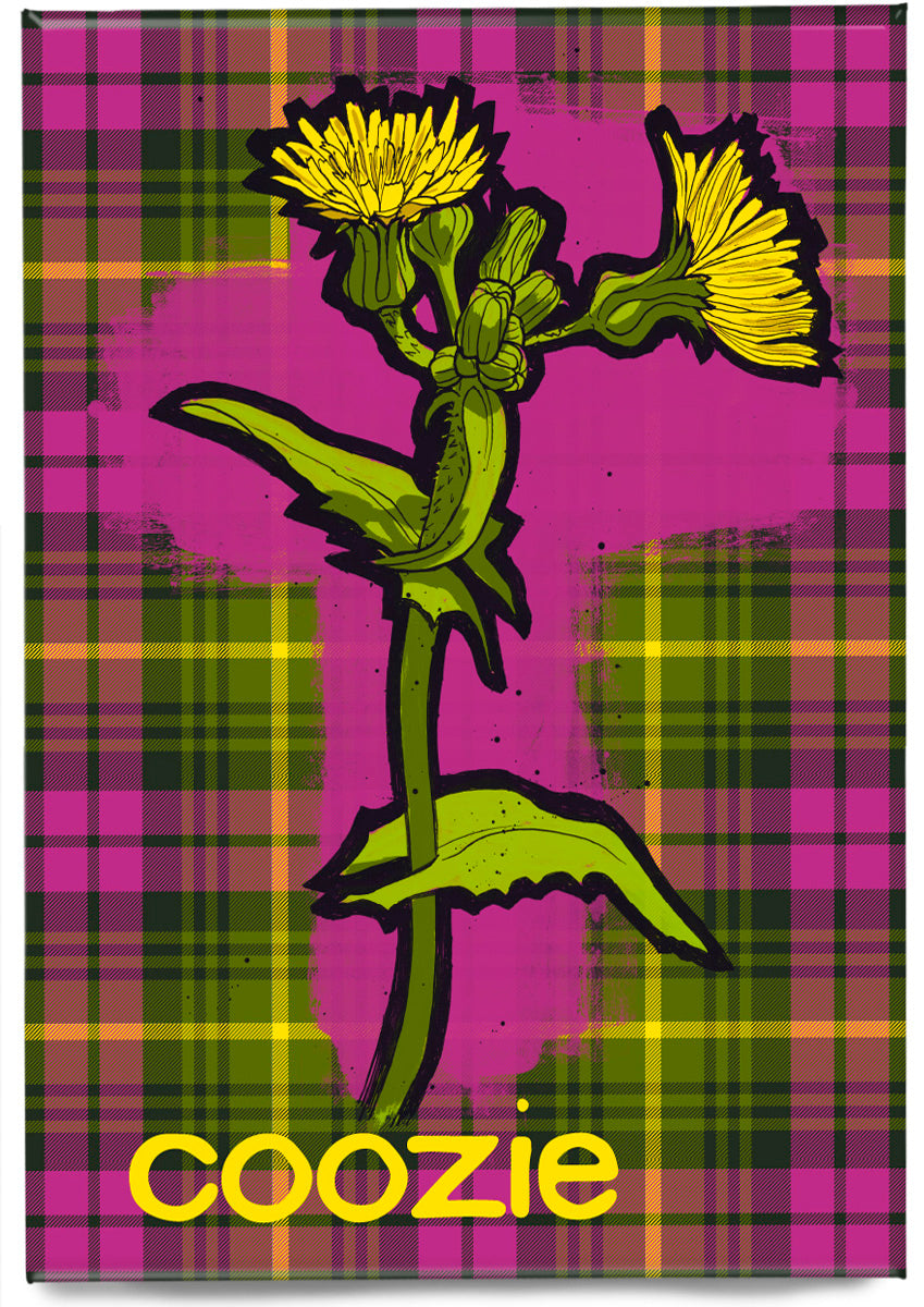 Coozie oan tartan – magnet