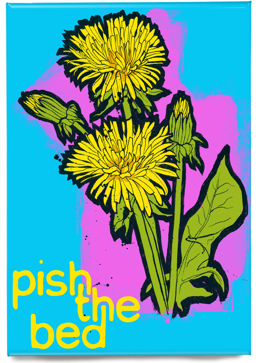 Pish the bed – magnet