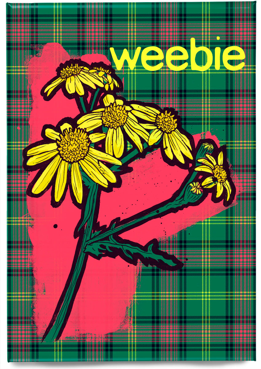 Weebie oan tartan – magnet