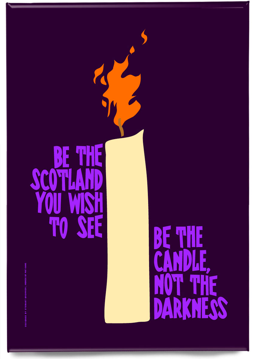 Be the candle (purple) – magnet