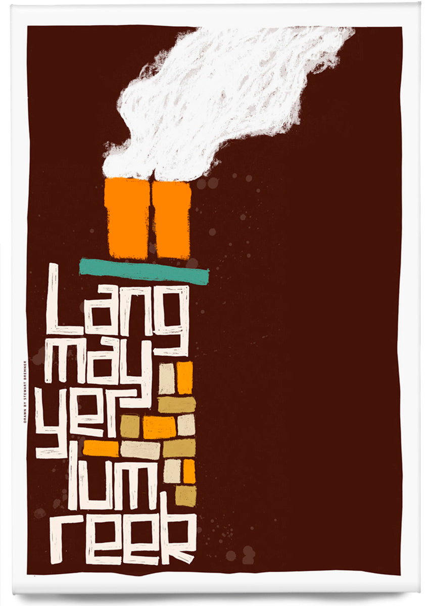 Lang may yer lum reek (brown) – magnet