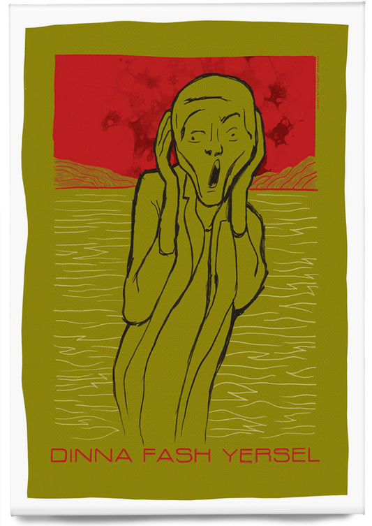 Dinna fash yersel (olive) – magnet