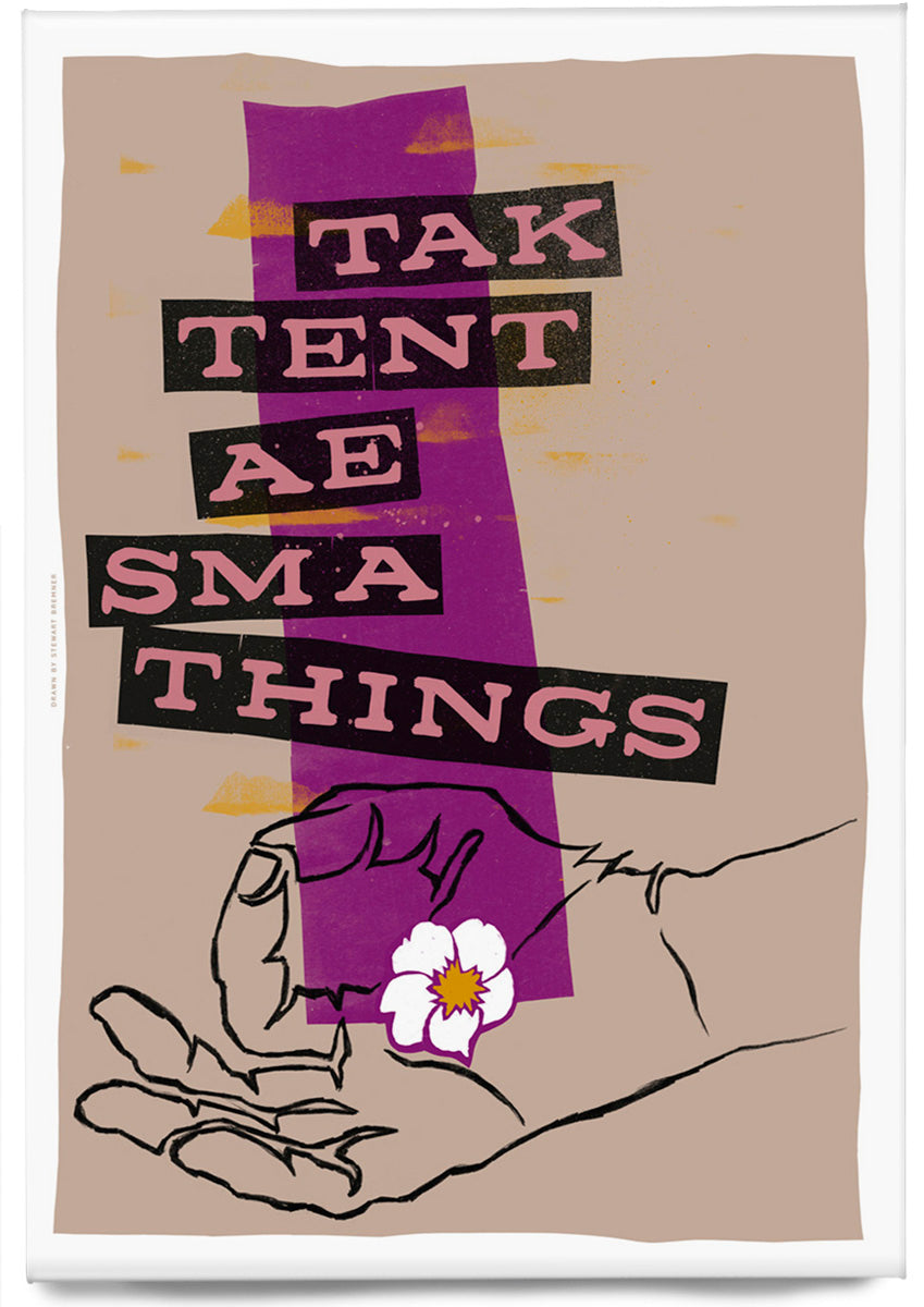 Tak tent o sma things (grey) – magnet