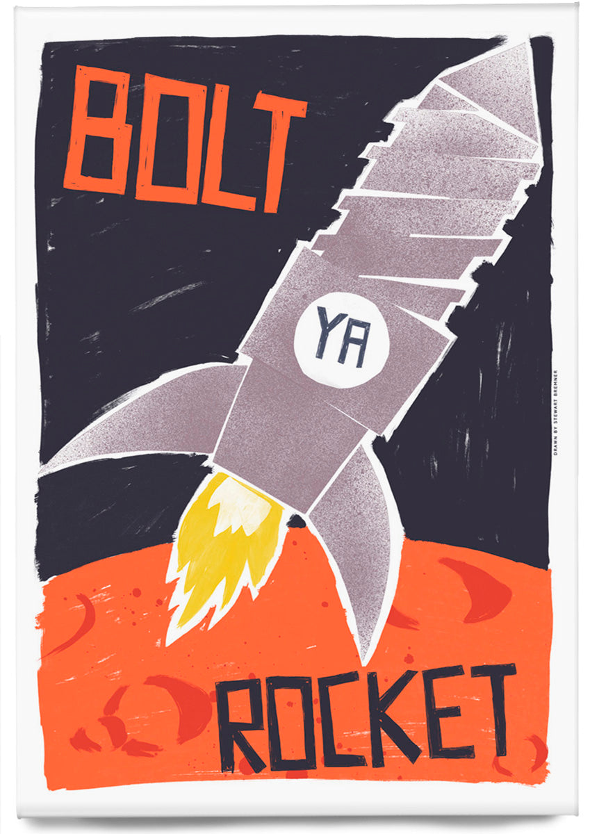 Bolt ya rocket (orange) – magnet