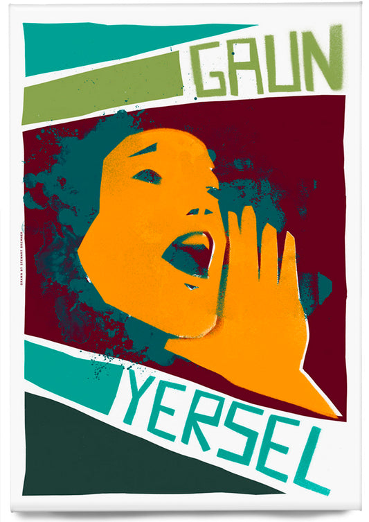 Gaun yersel (green) – magnet