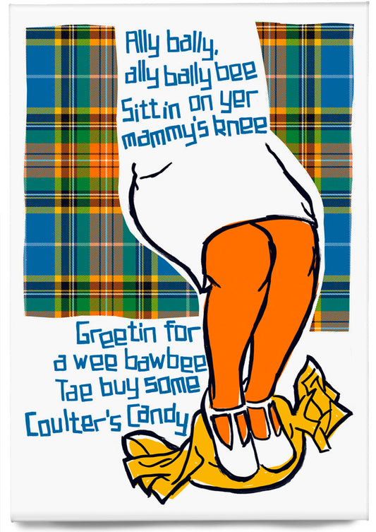 Ally bally bee (oan tartan) – magnet