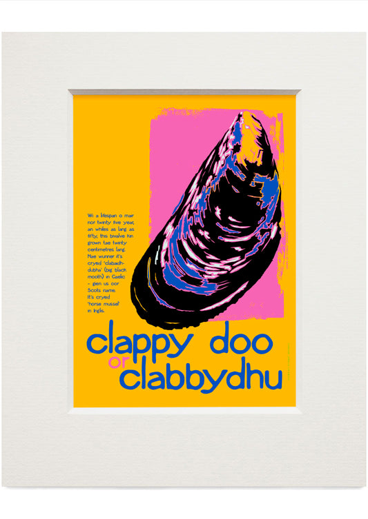 Clappy doo or clabbydhu – small mounted print