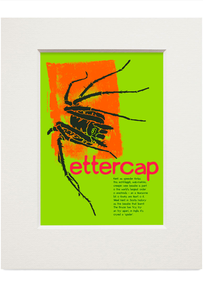 Ettercap – small mounted print