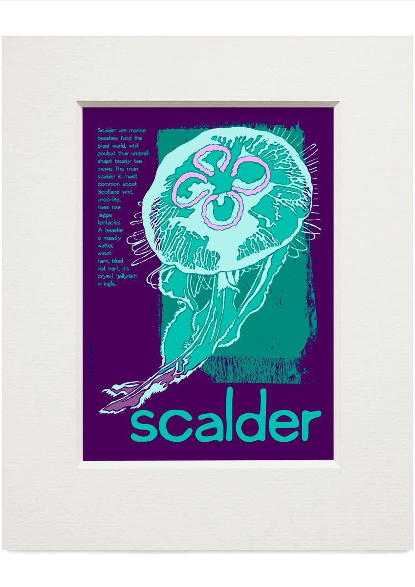 Scalder – small mounted print