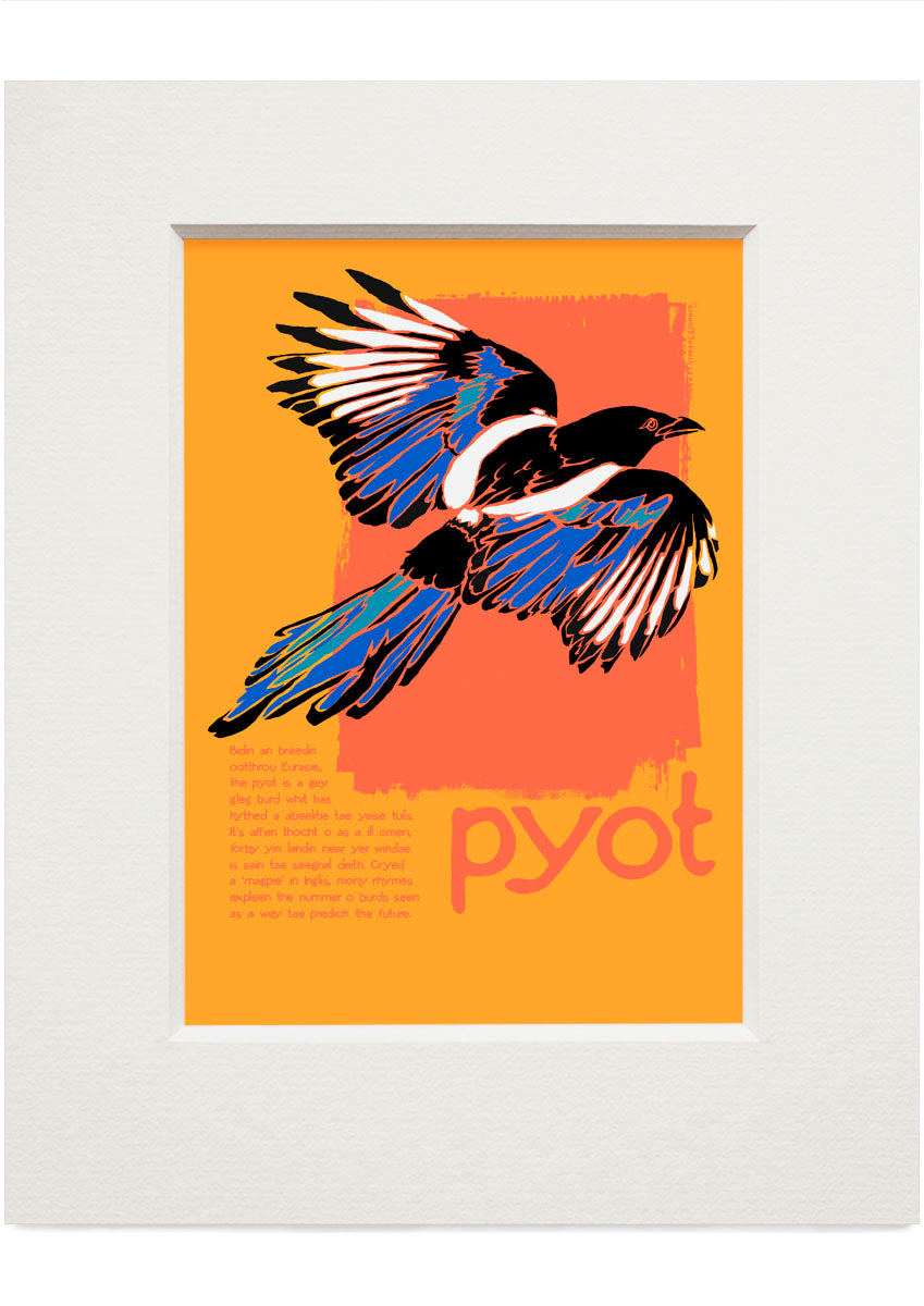 Pyot – small mounted print