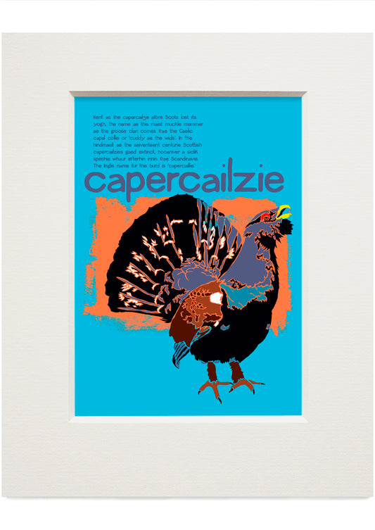 Capercailzie – small mounted print