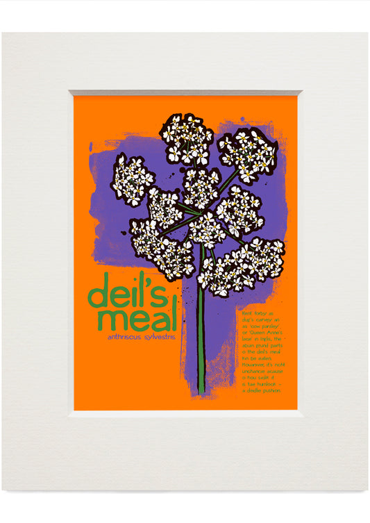 Deid's meal – small mounted print